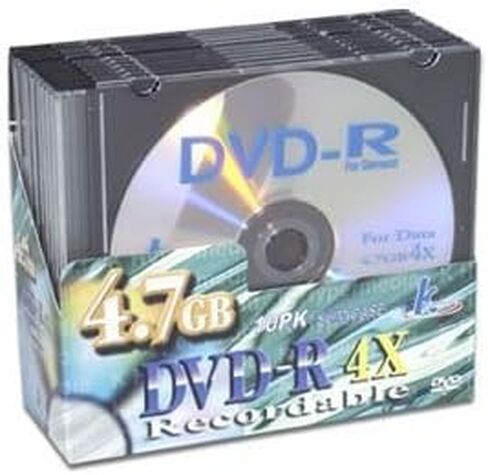 KHypermedia K50-S4.7-10-4X 4.7GB Write-Once Recordable DVD-R Disc in Saudi Arabia