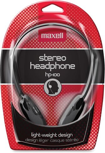 Maxell 190319 Stereo Headphone, Black (Packaging May Vary) in Saudi Arabia