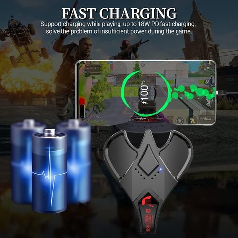 محول لوحة مفاتيح وماوس arVin للهاتف/الكمبيوتر اللوحي الذي يعمل بنظام Android، محول ماوس لوحة مفاتيح الألعاب المحمولة مع أوضاع مزدوجة سلكية/لاسلكية، مقبس سماعة رأس 3.5 مم، تشغيل جميع الألعاب لـ PUBG، Call of Duty، Free Fire in Kuwait