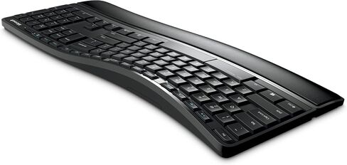 Microsoft Sculpt Comfort Desktop - Black - Wireless, Comfortable, Ergonomic Keyboard and Mouse Combo with Cushioned Palm Rest and USB Wireless Receiver in Saudi Arabia