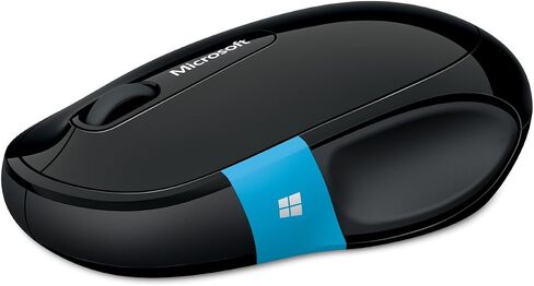 Microsoft Sculpt Comfort Desktop - Black - Wireless, Comfortable, Ergonomic Keyboard and Mouse Combo with Cushioned Palm Rest and USB Wireless Receiver in Saudi Arabia