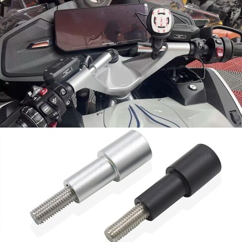 Midimttop Handlebar Phone Stand Extension GPS Navigation Mobile Phone Holder Bracket Mount fit for B-M-W K1600GT R1200RE R1200RT R1250RS R1250RT 2017 2018 2019 2020 (Silver) in Saudi Arabia