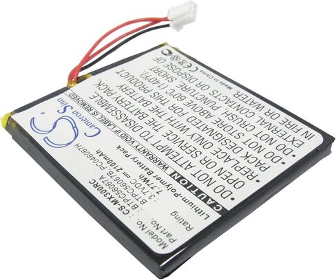 LIONX Li-Poly Battery CS-MX300RC 2100mAh/7.77Wh 3.7v Compatible with C2N-DAP8 CNAMPX-16X60 CNX-PAD8A STX-1700C TPS-4L MT-1000c MT-1000C-DS MT-100 Black in Saudi Arabia