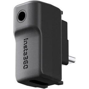 Insta360 Mic Adapter One X2 (Vertical) Input for External Microphones Type-C and 3.5mm Audio Ports in Saudi Arabia