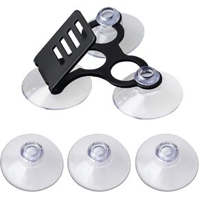 YiePhiot Windshield Suction Cup Mount Holder Compatible with Laser Detectors & Radar Escort Passport 7500 X80 X70 X50 Solo S4 SC 55 s75 Beltronics RX65 Red (Bracket & 6 Suction Cups) in Saudi Arabia