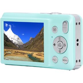 8K Digital Camera, 2.7inch 68MP IPS Vlogging Selfie Dual Screen Camera with 16X Digital Zoom, 20 Built in Beauty Filters, 750mAh WiFi Digital Video Camera for Vlogging (White)
