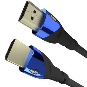 Monster 12Ft Ultra High-Speed Cobalt 2.1 HDMI Electronic Cable - 48Gbps with eARC, 8K at 60Hz for Superior Video Sound Quality for Playstation PS5, Xbox Series X, Roku, Apple, Smart Television in Kuwait