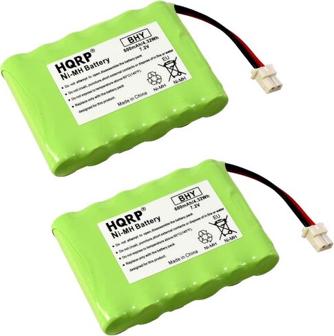 بطارية HQRP 2 حزمة 7.2 فولت متوافقة مع لوحة مفاتيح Honeywell Intrusion 300-06868 TSS، 8DLLKP500 8DLTSSCBASE1 8DLWLTP100 WLTP100 LKP500 Lyric Smart Peripheral Wireless Keypad TouchPad ADT in Kuwait
