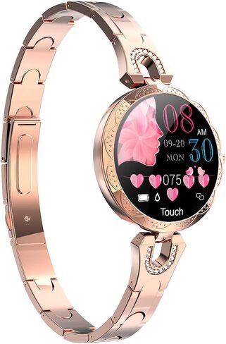 Smartwatch for Women Compatible for iPhone Samsung Android iOS Phones. Smart Bracelet with Female Menstrual Cycle Heart Rate Blood Pressure Remote Photography Waterproof Pedometer (Blue) in Saudi Arabia
