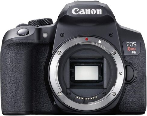 Canon Rebel T8i Body Bundle: Includes Sturdy Tripod, 64GB Memory Card, USB Reader + More in Saudi Arabia