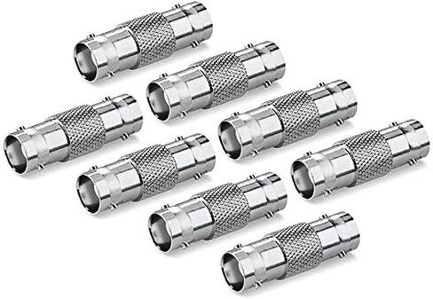 Swann BNC Connector - Female to Female Splice Silver Adapters for CCTV (8 Pack) in Saudi Arabia
