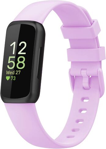 أحزمة TopPerfekt متوافقة مع Fitbit Inspire 3، ملحقات سيليكون ناعمة قابلة للتعديل حزام رياضي للنساء والرجال in Kuwait