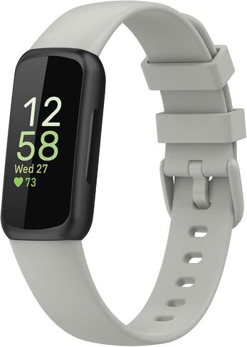 أحزمة TopPerfekt متوافقة مع Fitbit Inspire 3، ملحقات سيليكون ناعمة قابلة للتعديل حزام رياضي للنساء والرجال in Kuwait