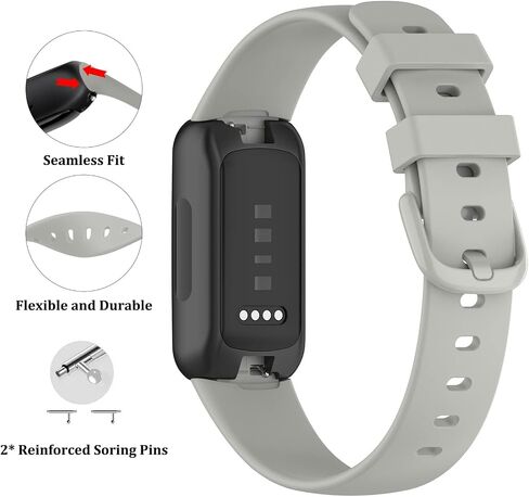أحزمة TopPerfekt متوافقة مع Fitbit Inspire 3، ملحقات سيليكون ناعمة قابلة للتعديل حزام رياضي للنساء والرجال in Kuwait