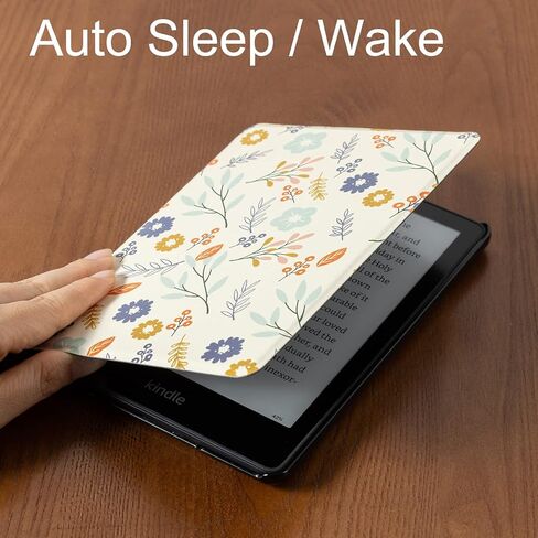 CoBak Case for Kindle Paperwhite - All New PU Leather Cover with Auto Sleep Wake Feature for Kindle Paperwhite Signature Edition and Kindle Paperwhite 11th Generation 2021 Released in Saudi Arabia