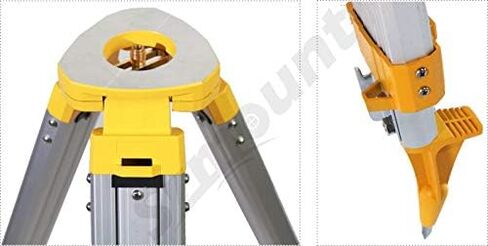 Surveying Tripod, Aluminum Survey Tripod with 5/8-Inch 11-Threaded Flat Head Quick Clamp for Total Station Theodolite in Saudi Arabia