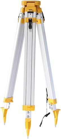 Surveying Tripod, Aluminum Survey Tripod with 5/8-Inch 11-Threaded Flat Head Quick Clamp for Total Station Theodolite in Saudi Arabia