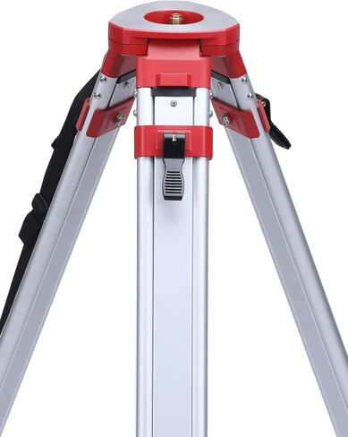 Surveying Tripod, Aluminum Survey Tripod With 5/8-Inch 11-Threaded Flat Head Quick Clamp for Auto Level Theodolite in Kuwait