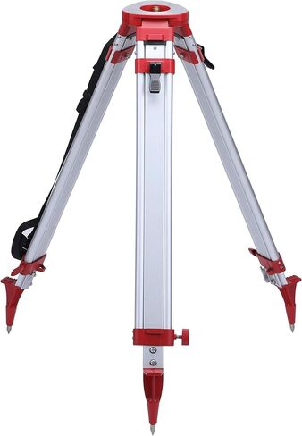 Surveying Tripod, Aluminum Survey Tripod With 5/8-Inch 11-Threaded Flat Head Quick Clamp for Auto Level Theodolite in Kuwait