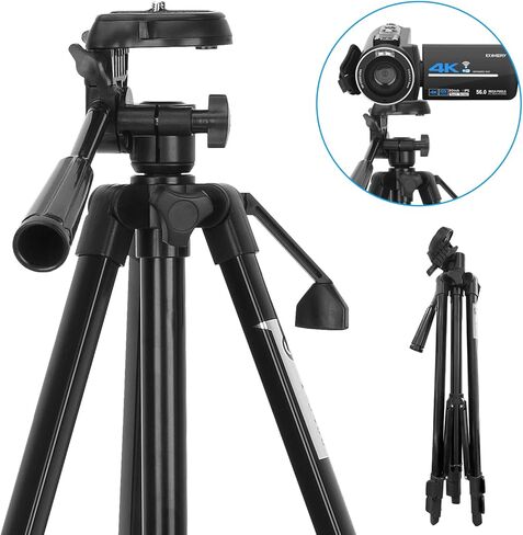 حامل ثلاثي القوائم للكاميرا بطول 60 قدم مع حامل جوال وشنطة حمل in Kuwait