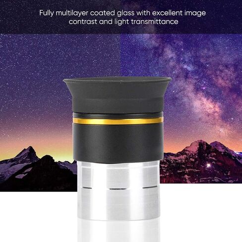 Dilwe1 عدسة تلسكوب 1.25 بوصة، إطار معدني احترافي بديل عدسة العين، عدسة تلسكوب عالمية مطلية بالكامل، استبدال A in Kuwait