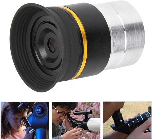 Dilwe1 عدسة تلسكوب 1.25 بوصة، إطار معدني احترافي بديل عدسة العين، عدسة تلسكوب عالمية مطلية بالكامل، استبدال A in Kuwait