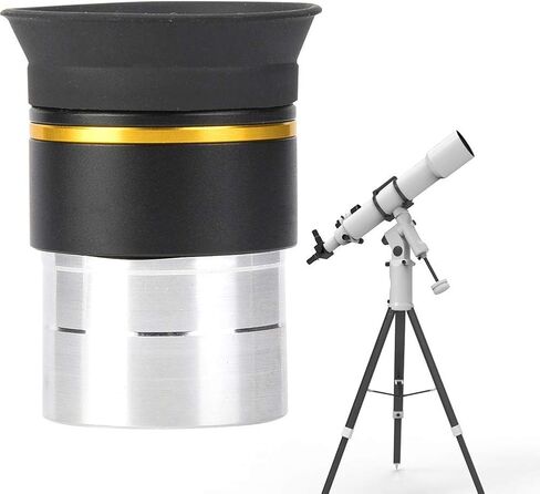 Dilwe1 عدسة تلسكوب 1.25 بوصة، إطار معدني احترافي بديل عدسة العين، عدسة تلسكوب عالمية مطلية بالكامل، استبدال A in Kuwait