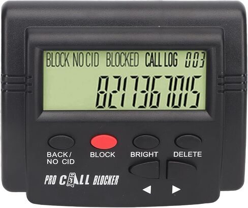 Call Blocker for Landline Phones, Caller ID Box Call Blocking Device with LCD Display - Stop Unwanted Calls, Robocalls, Spam, Telemarketers in Saudi Arabia