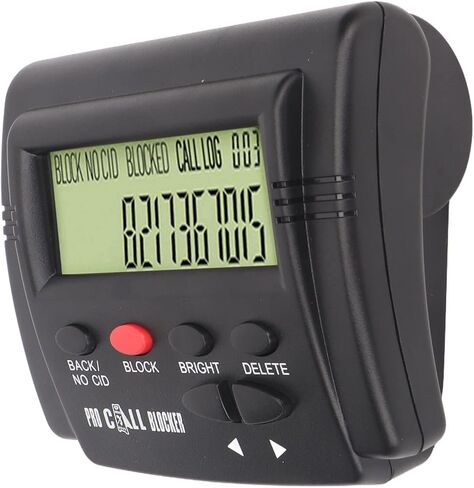 Call Blocker for Landline Phones, Caller ID Box Call Blocking Device with LCD Display - Stop Unwanted Calls, Robocalls, Spam, Telemarketers in Saudi Arabia
