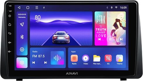 9 Inch Android Car Radio for Dodge Grand Caravan 2011-2020 Wireless Apple CarPlay Auto Stereo GPS Navigation Head Unit Bluetooth 5G WiFi 3GB+32GB IPS Touch Screen 1280×720 in Saudi Arabia