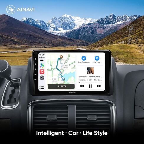 9 Inch Android Car Radio for Dodge Grand Caravan 2011-2020 Wireless Apple CarPlay Auto Stereo GPS Navigation Head Unit Bluetooth 5G WiFi 3GB+32GB IPS Touch Screen 1280×720 in Saudi Arabia