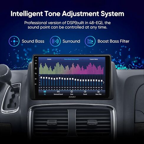 9 Inch Android Car Radio for Dodge Grand Caravan 2011-2020 Wireless Apple CarPlay Auto Stereo GPS Navigation Head Unit Bluetooth 5G WiFi 3GB+32GB IPS Touch Screen 1280×720 in Saudi Arabia