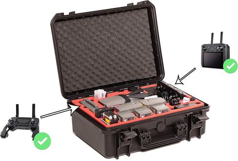 حقيبة حمل احترافية لجهاز DJI Mavic 2 Pro & Zoom ومعدات إضافية مثل وحدة التحكم الذكية (إصدار المستكشف من أجل Mavic 2 PRO & Zoom) in Kuwait