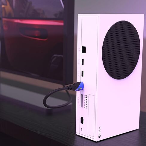 كابل Monster 8Ft فائق السرعة Cobalt 2.1 HDMI الإلكتروني - 48 جيجابت في الثانية مع eARC، 8K عند 60 هرتز للحصول على جودة صوت فيديو فائقة لأجهزة Playstation PS5 وXbox Series X وRoku وApple والتلفزيون الذكي in Kuwait