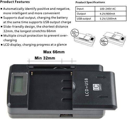 ablegrid العالمي 3.7 فولت شاحن بطارية لنينتندو DS XL 3DS SPR 003 SPR-003 الرسمية in Kuwait