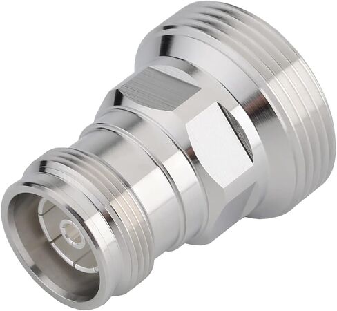 RFetomax 4.3/10 Mini DIN موصل ذكر التوصيل إلى N ذكر محول القابس 4.3-10 Mini DIN ذكر إلى N ذكر Aadptor (4.3/10 ذكر إلى N ذكر حزمة 2) in Kuwait
