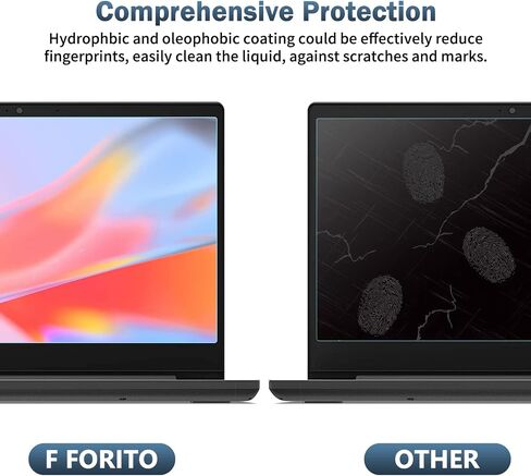 F FORITO 3-Pack 14 inch Anti Blue Light Laptop Screen Protector, Anti Glare & Anti Scratch Screen Filter Compatible with 14" HP/ASUS/Dell/Lenovo/Acer/jumper/Toshiba with 16:9 Aspect Ratio in Saudi Arabia