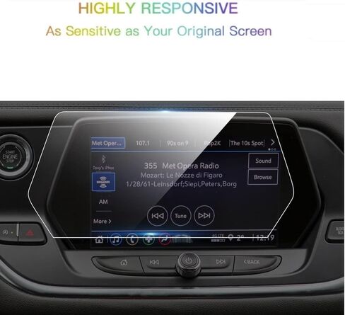 Screen Protector Compatible With 2022 Blazer 8 Inch Touchscreen,Anti-Explosion & Scratch,HD Clear,SSSKY Accessories Compatible With Chevy Blazer in Kuwait