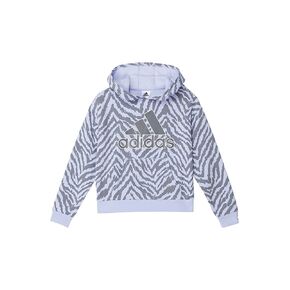 adidas Girl's All Over Print Fleece Hooded Pullover (Big Kids) in Kuwait