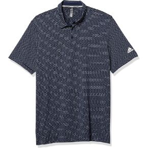 قميص بولو رجالي من Adidas مطبوع عليه Ultimate365 Space Dye Stripe in Kuwait