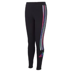 adidas Girls' 3-Stripes Logo Tights in Kuwait