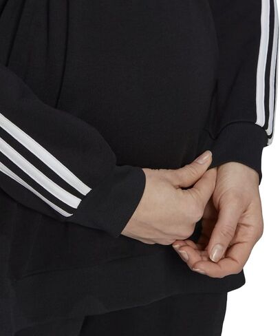 adidas Women's Essentials Cotton 3-Stripes Hoodie (Maternity) in Saudi Arabia