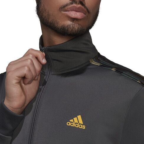 adidas Men's Warm-up Tricot Regular Camo Track Jacket in Saudi Arabia