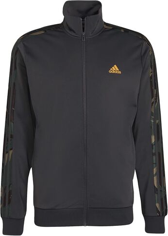 adidas Men's Warm-up Tricot Regular Camo Track Jacket in Saudi Arabia