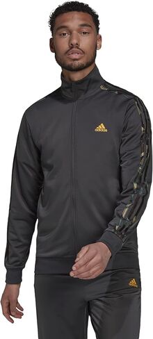 adidas Men's Warm-up Tricot Regular Camo Track Jacket in Saudi Arabia
