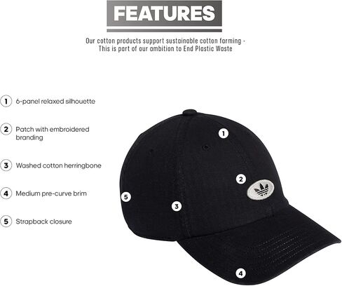 adidas Originals Men's Sport Vintage Strapback Cap in Saudi Arabia