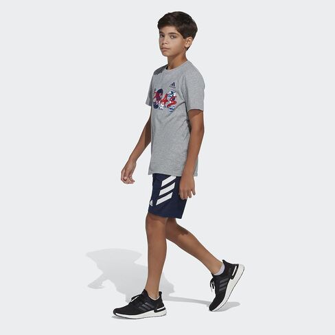 adidas Baby Boys' Short Sleeve Americana Heather Tee in Saudi Arabia