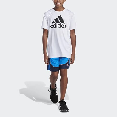 شورت كرة السلة بحزام خصر مطاطي Aeroready للأولاد من adidas in Kuwait