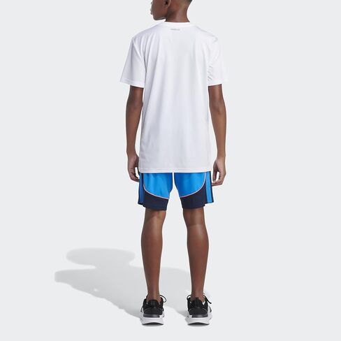 شورت كرة السلة بحزام خصر مطاطي Aeroready للأولاد من adidas in Kuwait