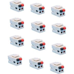 DIYTECH 5 Pack Spring Loaded Speaker Keystone Jack, Female to Female in Kuwait